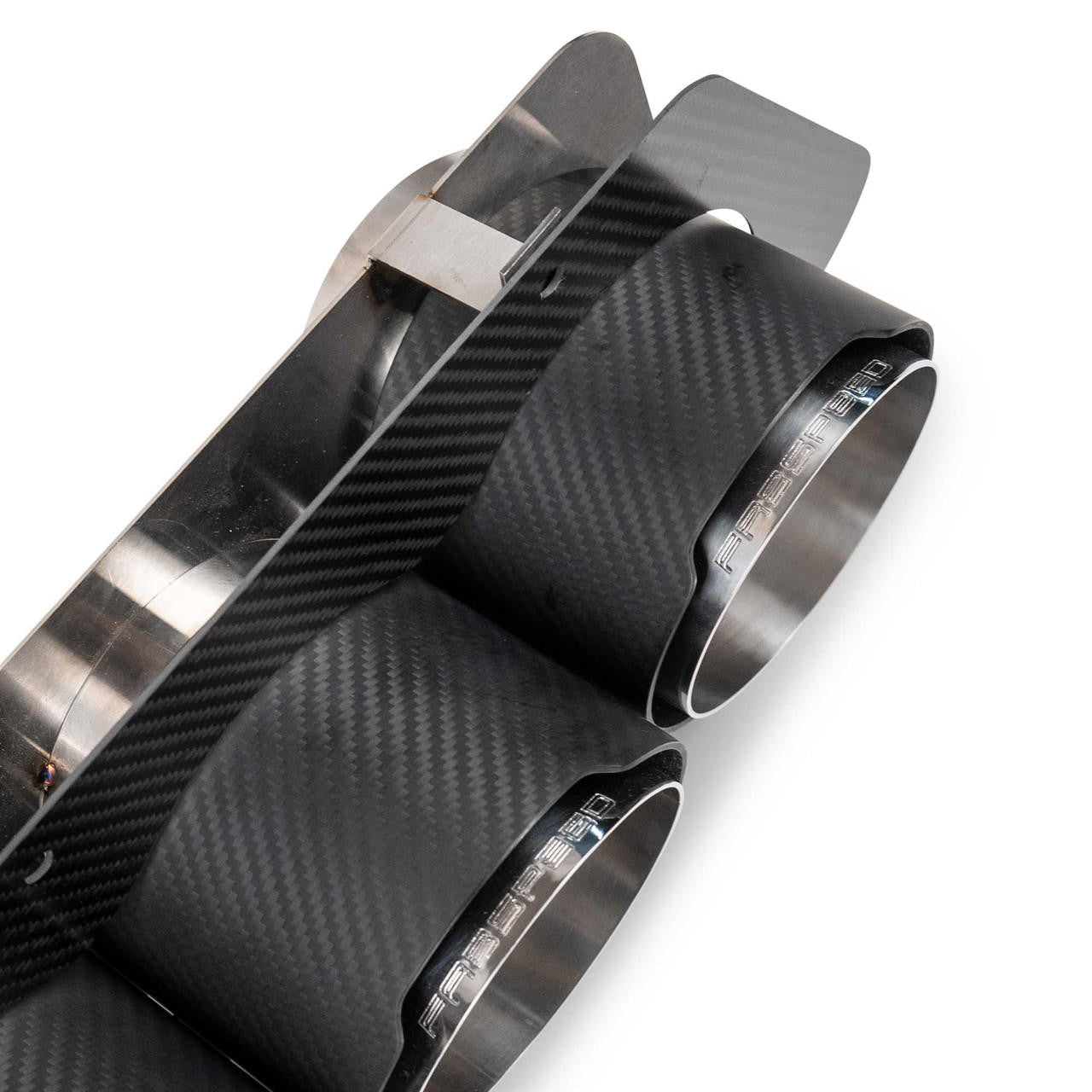 Fabspeed Chevrolet Corvette C8 Z06 Quad Carbon Fiber Tips (2023+)