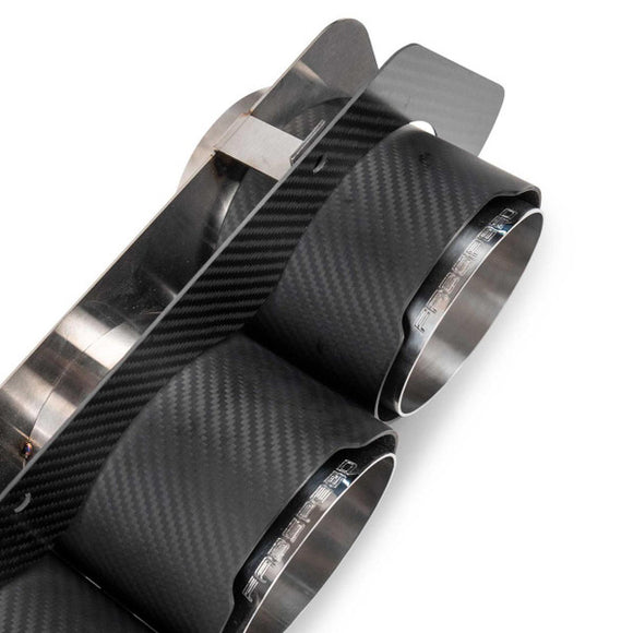 Fabspeed Chevrolet Corvette C8 ZR1 Carbon Fiber Quad Tips (2025+)