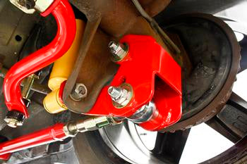 BMR 82-02 3rd Gen F-Body Bolt-On Control Arm Relocation Brackets - Black Hammertone