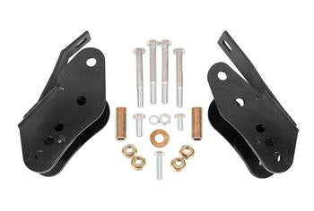 BMR 05-14 S197 Mustang Bolt-On Control Arm Relocation Brackets - Black Hammertone