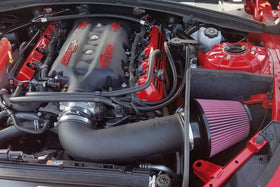 JLT 16-19 Chevrolet Camaro LT1 6.2L Black Textured Cold Air Intake Kit w/Blue Filter - Tune Req