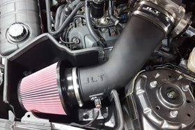 JLT 15-17 Ford Mustang GT (w/Roush/VMP Supercharger) Blk Tex CAI Kit w/Red Filter - Tune Req