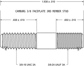 Camburg 4.00 Rear Axle Housing Faceplate Hardware Kit - 0