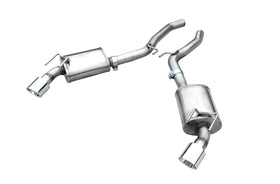 ARH CAMARO V8 2010-UP AXLEBACK MUFFLER WITH POLISHED S/S TIPS