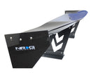 NRG Carbon Fiber Spoiler - Universal (59in.) w/ NRG Arrow Cut Out Stands and Large End Plates-3
