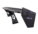 NRG Carbon Fiber Spoiler - Universal (69in.) w/NRG Logo / Stand Cut Out / Large Side Plate-3