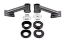 BMR 15-17 S550 Mustang Cradle Bushing Lockout Kit - Black Hammertone-1