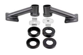 BMR 15-17 S550 Mustang Cradle Bushing Lockout Kit - Black Hammertone