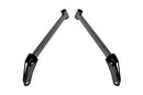 BMR 16-17 6th Gen Camaro Front Of Rear Cradle Brace - Black Hammertone-1