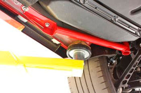 BMR 16-17 6th Gen Camaro Front Of Rear Cradle Brace - Black Hammertone - 0