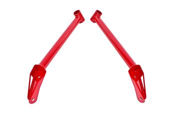 BMR 16-17 6th Gen Camaro Front Of Rear Cradle Brace - Red