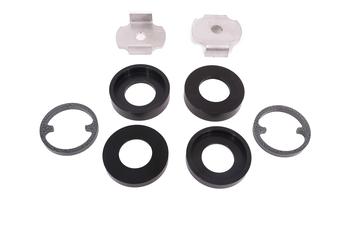 BMR 15-17 S550 Mustang Cradle Bushing Lockout Kit Level 1 - Black