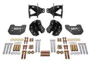 BMR 79-04 Mustang Rear Coilover Conversion Kit w/ Control Arm Bracket - Black Hammertone-1