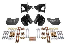 BMR 79-04 Mustang Rear Coilover Conversion Kit w/ Control Arm Bracket - Black Hammertone