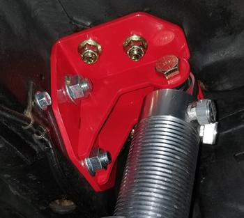 BMR 79-04 Mustang Rear Coilover Conversion Kit w/ Control Arm Bracket - Red - 0