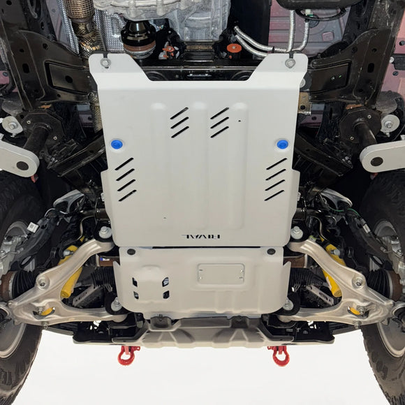 RIVAL Aluminum Transmission Skid Plate 2024-2025 Ford Ranger* including Raptor | 2021-2025 Ford Bronco 4Door