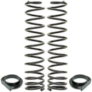 RockJock JL Front Coil Springs 4in Lift w/ Urethane Isolators Pair-1