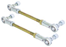 RockJock Adjustable Sway Bar End Link Kit 6 1/2in Long Rods w/ Heims and Jam Nuts pair-1