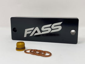 FASS Fuel Systems 10-18 Cummins 6.7L Fuel Filter Housing Delete Kit CFHD-1001K