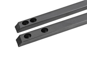 BMR 15-17 S550 Mustang Super Low Profile Chassis Jacking Rails - Black Hammertone - 0