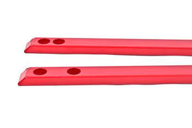 BMR 15-17 S550 Mustang Super Low Profile Chassis Jacking Rails - Red - 0