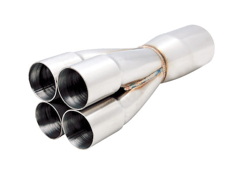 Xforce 3Inch Outlet Collector Cone 4x1 3/4Inch Inlet