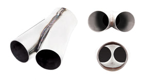 Xforce Merge Pipe Twin 2.5Inch to Single 3Inch
