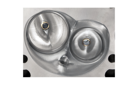 AFR 24 BBC Cylinder Head 357cc fully CNC ported. 121cc Chambers. Competition Pac