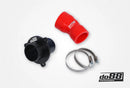 do88 VAG 1.8/2.0 TSI (MQB) Turbo Muffler Delete OEM Pressure Pipes Red Hose-1