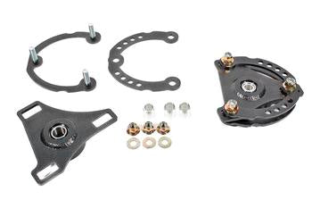 BMR 15-17 S550 Mustang Caster Camber Plates - Black Hammertone