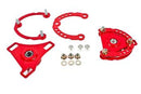 BMR 15-17 S550 Mustang Caster Camber Plates - Red-1