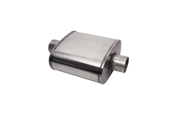 Corsa Pro Series Custom Sport Muffler 304SS 3in Offset In / 3in Offset Same Side Out 10in Length
