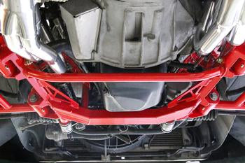 BMR 96-04 SN95 Ford Mustang A-Arm Support Brace - Black Hammertone (Req KM743 & KM744)