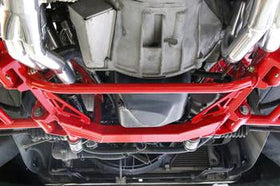 BMR 96-04 SN95 Ford Mustang A-Arm Support Brace - Black Hammertone (Req KM743 & KM744) - 0