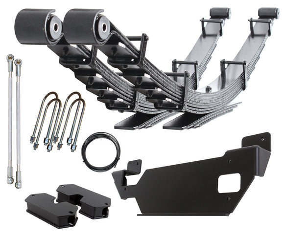 Carli Rear Progressive Leaf Spring Kit - 19-22 Ram 3500 - W/Air-Leveling - 1in Lift