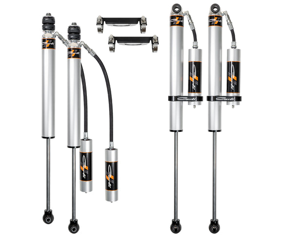 Carli 05-24 Ford F250/350 4X4 Carli-Spec 2.0in Rr 2.5in Lift Front & Rear Shock Pkg