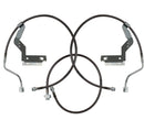 Carli 08-10 Ford F250/350 SD Hardware Braided Brake Lines 4.5in System-1