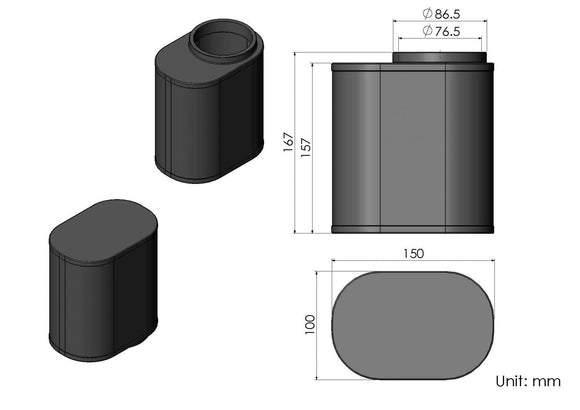 CS56-AR60033 Nonwoven Air Filter