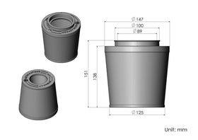 CS56-AR60039 Nonwoven Air Filter - 0