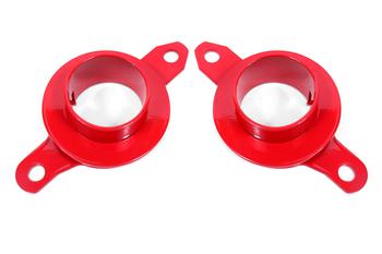 BMR 79-04 Ford Mustang Front Upper Coil Spring Seat - Red