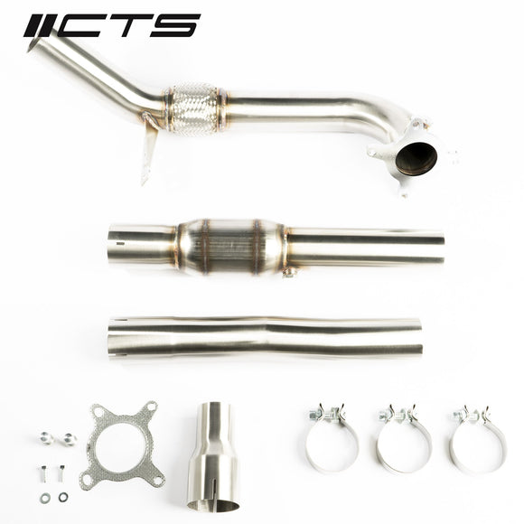 CTS TURBO MK1 VW TIGUAN AND 8U AUDI Q3 1.8T/2.0T HIGH-FLOW CAT DOWNPIPE (2009-2017)