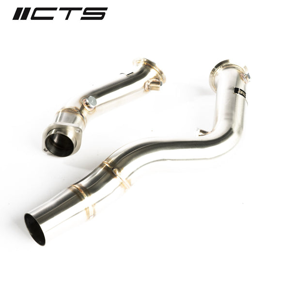 CTS TURBO 3″ STAINLESS STEEL DOWNPIPE BMW S55 F80 F82 F87 M3/M4/M2 COMPETITION