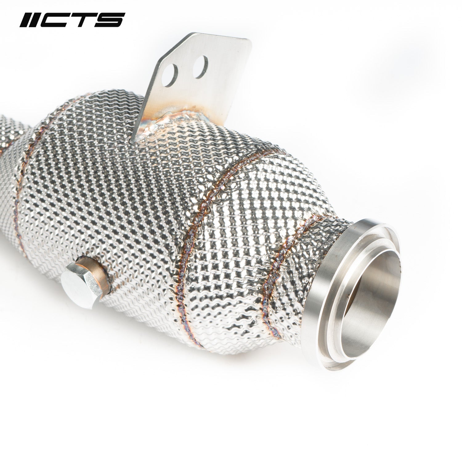 CTS Turbo HIGH-FLOW cat set for Mercedes Benz C43 C400 C450 E43 E400 E450 with M276 engine