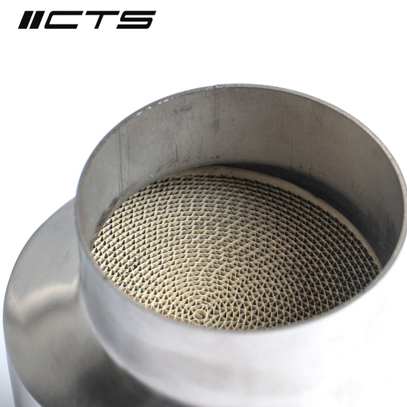 CTS Turbo 8V/8Y RS3 and 8S TTRS 2.5T EVO 3.5″ Single High-Flow CAT