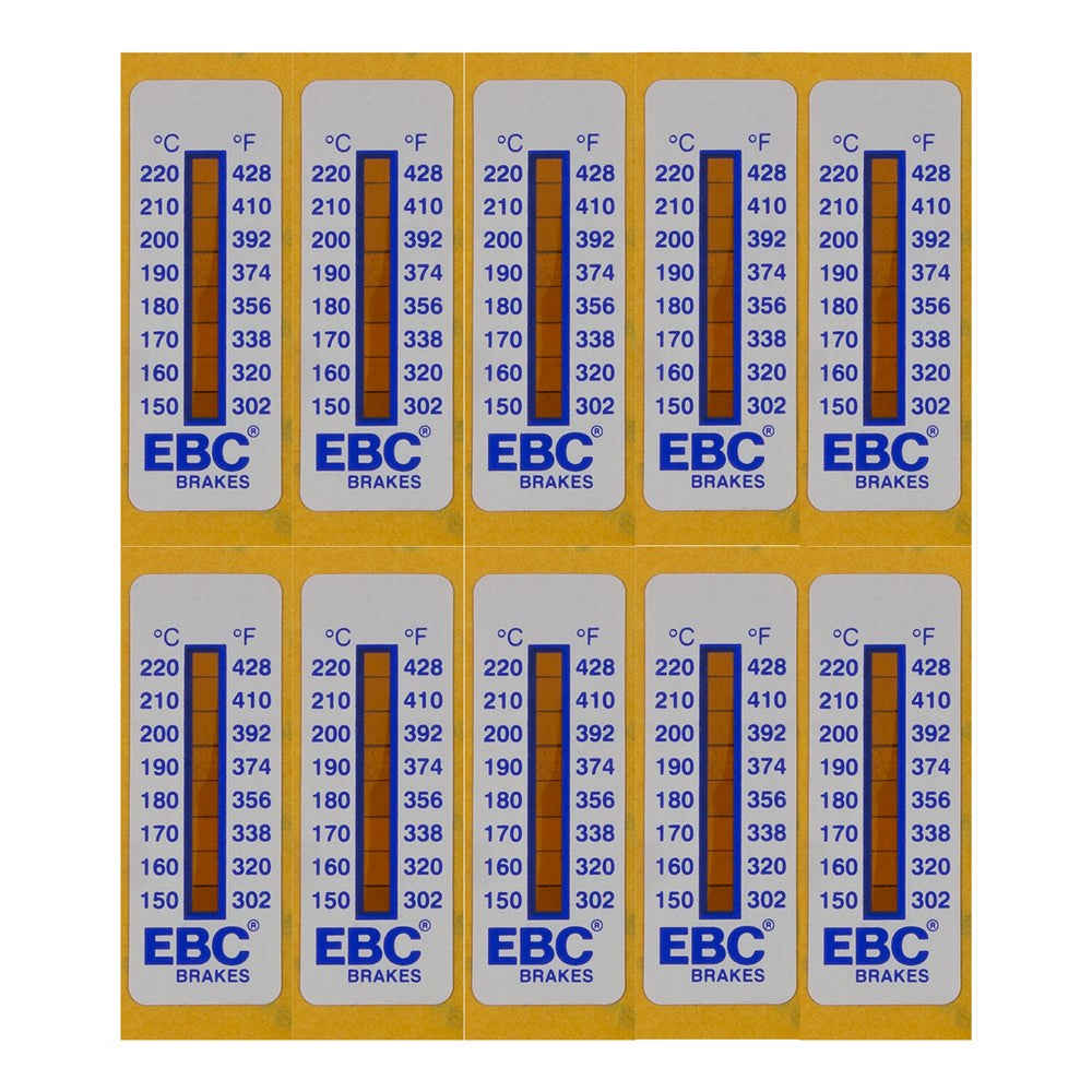 EBC Racing Level Caliper Temperature Strips (8 Pack)