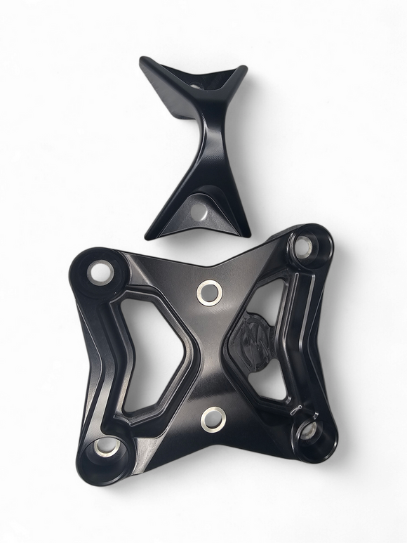 Elektric Offroad 2017+ Can Am X3 Maverick 6 Bolt Eod Xl Radius Rod Plate With Tow Hook Black