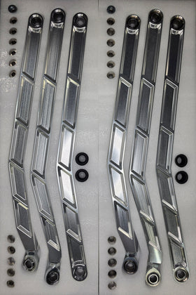 Elektric Offroad 2017+ Can Am Maverick X3 Volt Billet Radius Rods Anodized Clear (RS 72In Model)