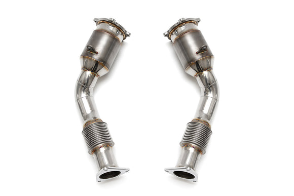 Fabspeed Porsche 957 Turbo / Turbo S Primary Sport Catalytic Converters (2008-2010)