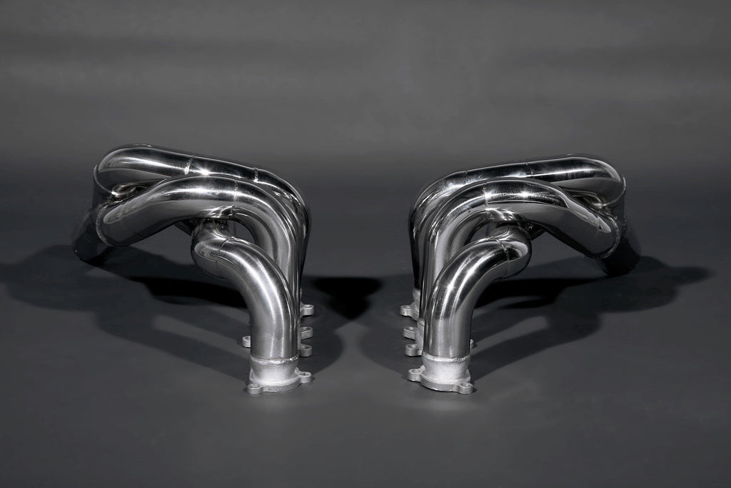 Porsche 987 Boxster/Cayman (09-12) Racing Valved Exhaust System, Performance Headers, 200 Cell Sports Cats (With Remote)