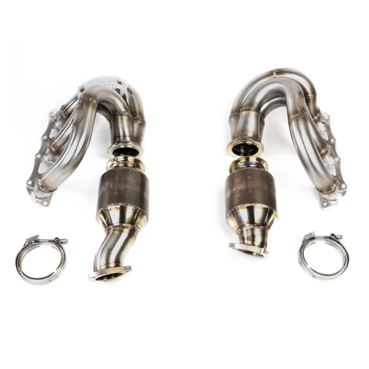 Fabspeed Porsche 987.2 Boxster / Cayman RENNKRAFT™ Modular Headers with HJS Catalytic Converters (2009-2012)
